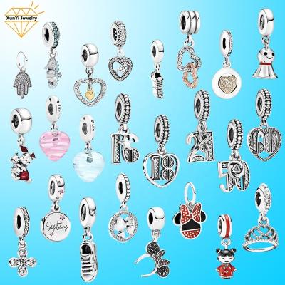 China 2021 Disney Animals Recommend New Products DIY Charms For Bracelet 925 Sterling Silver for sale