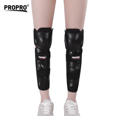 China Strong Impact Resistance Plastic Polyetylene Shell Knee And Elbow Guards Sets For Bicycle Motorcycle Motorbike Motocross Racing Knee Protector for sale