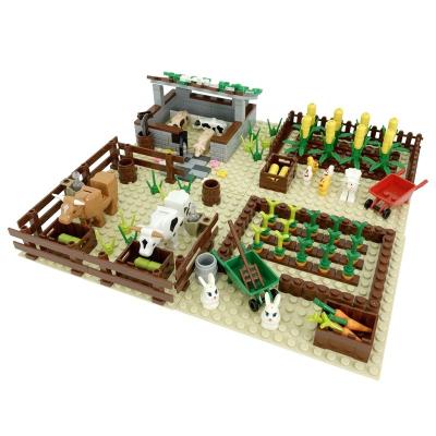 China Construction Toy MOC Building Block Toy MOC Small Radish Piglet Chicken Cage Kennel Barn Particle Farm Animal Spotted Pig Boar (PA00502) for sale