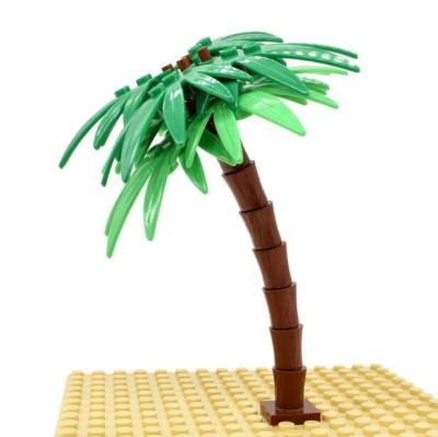 China Building Toy Green Plant Building Blocks (1 Pieces/Bag) (NO.2536) Compatible Palm Trunk Tree for DIY Toys Plant Blocks for Kids and Adults for sale