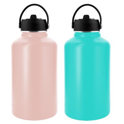 China 64oz Double Wall Vacuum Flask Traditional Insulated Water Bottle for sale