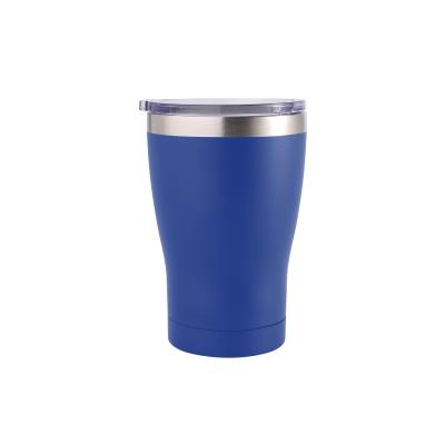 China Double Wall Modern Vacuum Insulated Powder Coated 12 Oz 350 Ml Mental Tumbler for sale