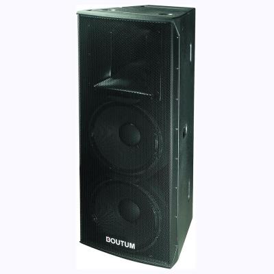 China Outdoor 950W Dual 15 Inch Full Range Stage Speaker BOUTUM AR-338 for sale