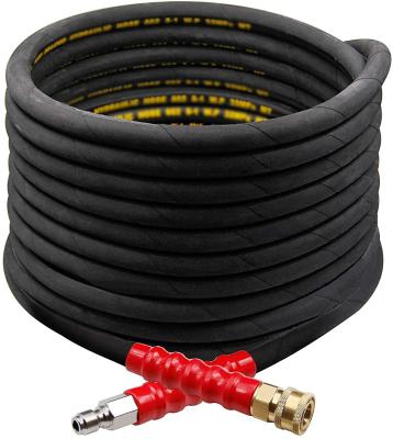 China Customer Pressure Seal Hydraulic Rubber Hose Pipe With Different Fittings 5/16 Inch for sale