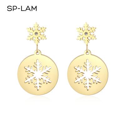 China Gold Design Big Bohemian Tasty Bohemian Women Fashion Christmas Drop Earring SP-LAM Fashion Drop Earring Gold Earring for sale