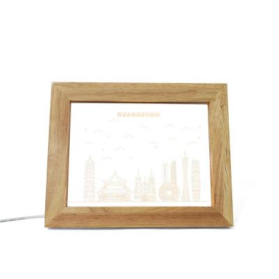 China Modern Hot Sale New Single Color LED Customized Photo Frame Light for sale