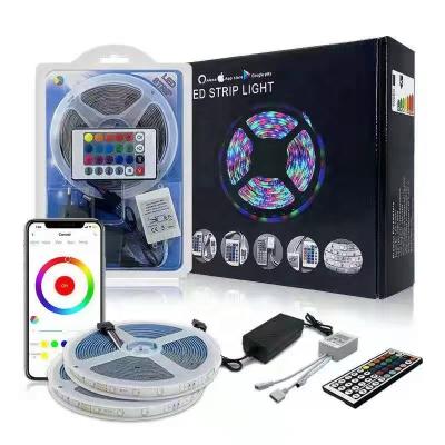 China 5M 10m Music Sound Control 5050 RGB Led Strips Kit For TV Residential Backlight for sale