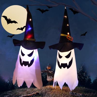 China Halloween Indoor Outdoor Decorations Decor Witch Hats Hat Scary Lighting The Home Outdoor Yard for sale