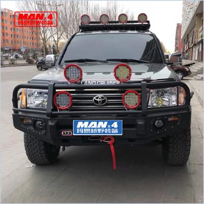 Chine Boucle de butoir en acier de Front Offroad Bull Bar With 3 du noir LC100 à vendre