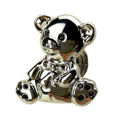 China Chinese Shiny Bear Knobs For Kids Bedroom Bedside Table Drawer Wardrobe Cabinet Knobs And Handles for sale