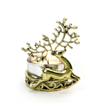 China Europe Reindeer Tea Light Candle Holder for Christmas for sale