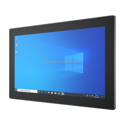 China Cost-effective aluminum alloy YCTEK 18.5inch 1920*1080 touch openframe capacitive monitor with RS232 touch port and VGA for sale