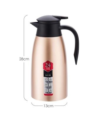 China High Quality PORTABLE Stainless Steel Kettle Thermo Insulated Water Kettle Vacuum Coffee Flash For Kitchen Canteen for sale