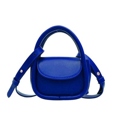 China Designer Handbags Famous Brand Fashion Solid Color Mini Purse Pu Leather Women Practical High Quality Cute Cross -body Handbags for sale