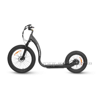 China New Creative Big Tires Rubber Two Wheels 750W Kick Bike High Speed ​​Scooter For Adult for sale