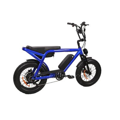 China Sobowo Standard Fat Tire Electric Bike 2021 500w Double Kick Battery 20 Inch Adult Fat Tire for sale