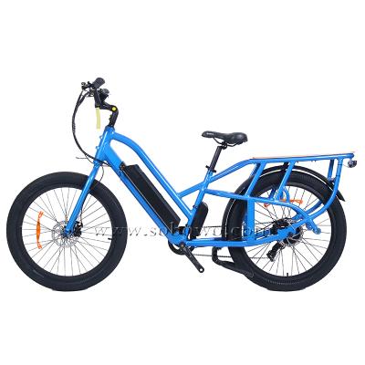 China Sobowo 48V Aluminum Alloy Brushless Delivery Cargo Electric Food Bike With Bafang Motor for sale