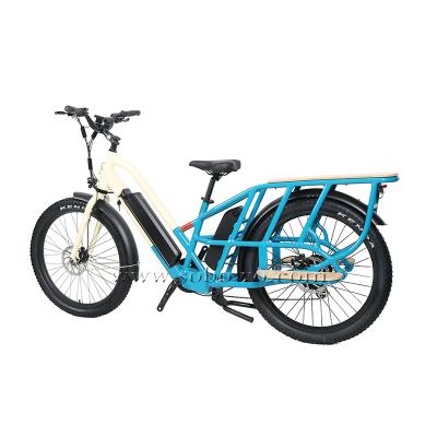 China EU Standard Delivery Two Wheel Cargo Alloy Frame Sobowo 36v 48v 250W Electric Bike Electric Bicycle for sale