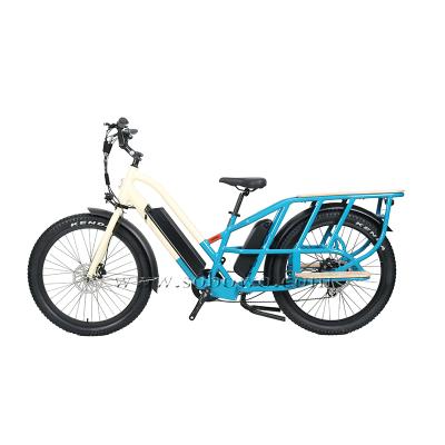 China Aluminum alloy Sobowo lithium ion batteries 48V 750w electric motorcycle ebike cargo bike for sale