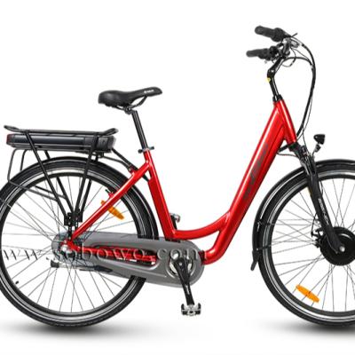 China Aluminum alloy 26/28 inch full suspension city cruiser e-bike 48V500w electric chinese e-bike pedelec/e bicycle for sale