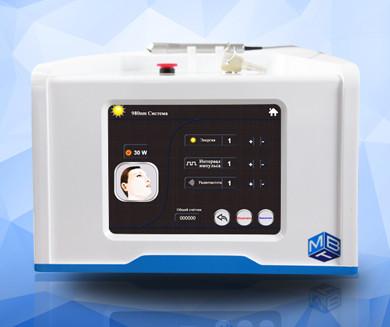 China Portable Red Diode Laser Spider Vein Removal 980 nm High Frequency for sale