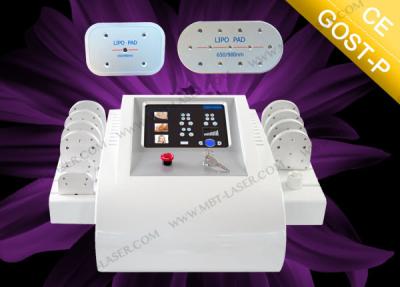 China 650nm 980 nm diode , Lipo Laser Slimming Machine / stretch mark removal machine for women for sale