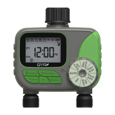 China Water-proof Water Proof Digital Two Zone Control Electric Irrigation Garden Water Saving Timer for sale