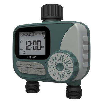 China Water-proof 2 Outlet Programmable Home Garden Digital Timers Outdoor Watering Timer for sale