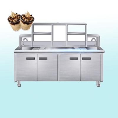 China Durable 1.2/1.5/1.8/2.0 Meter Custom Designs Bubble Tea Equipment Milk Tea Counter For Milk Tea Shop for sale