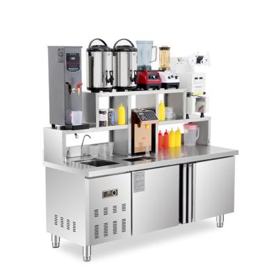 China Professional food processing machine popular new products all bubble tea equipment bubble milk tea counter for sale