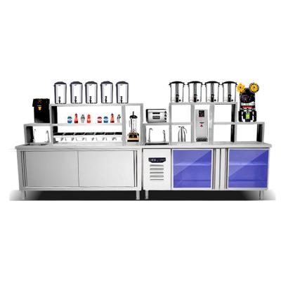 China New Design Boba Hotels New Design Bubble Tea Counter Tea Equipment for Bubble Tea Shop for sale