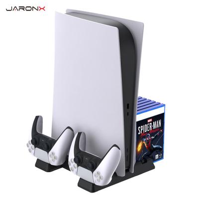 China 2021 Newest Dual Efficient Cooling System Charging Station Stand with Fan for PS5 Console Controller USB Cooler Playstation 5 Games Accessories for sale