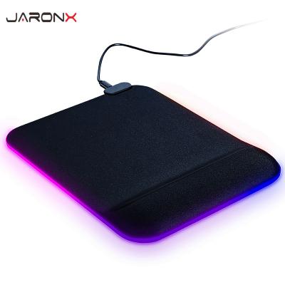 China Gaming LUMINOUS Wrist Mouse Pad Gaming Mouse Pad With RGB Backlit Computer Mousepad JARONX for sale