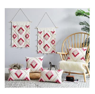 China PORTABLE Innermor Boho Furniture Wall Hanging for Living Room Macrame Tapestry Home Art Decor Macrame Woven Wall Hanging for sale