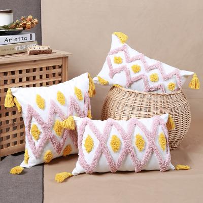 China Innermor PORTABLE cushion covers decorative boho cushion cover for sofa, bedroom, living room 45x45cm size custom cushion cover for sale