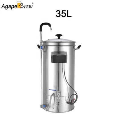 China Anti Overburning Patent System Craft Beer Machine Home Brew Brewery Beer Brewer Equipment Electric Mash Ton Beer Brewing for sale