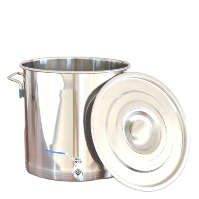 China Single Brew Stainless Steel #201 100L Brew Pot for sale