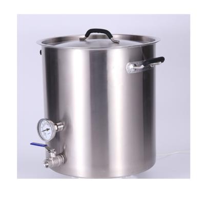 China Brew Kettle Pot 150L 304 Stainless Steel Flask Bottle Beer Barrel Fit Home Brew Kettle Set for sale