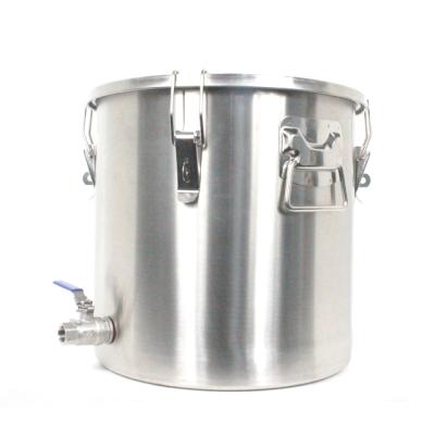 China Brewery 40L Bucket Fermenter Tank Cooling System Beer Fermentation Tank for sale