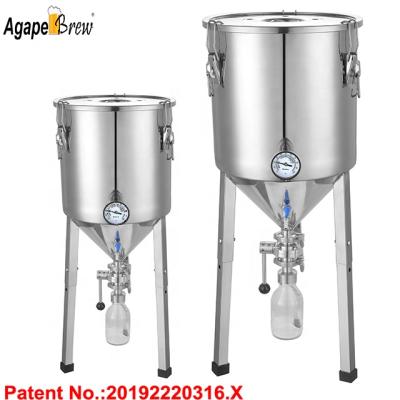 China High Quality 40L Brewery Craft Beer Fermentation Machine With Yeat Collector Cooling System Machine for sale