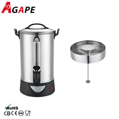 China 25L Hotel Coffee Maker Boiler Coffee Percolator Coffee Machine 1500W With CE CB Certificate for sale