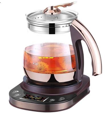 China New Arrival 360 Degree Base Glass Kettle Multi Function Rotation Electric Kettle for sale