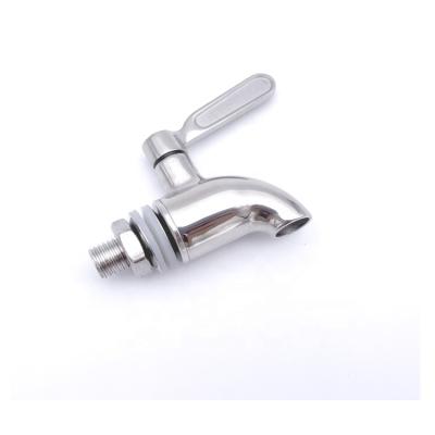 China Modern Food Grade Wine Barrel Spit Stainless Steel Water Faucet/Spigot For Water Heater Water Heater Wine/Juice Dispensers for sale