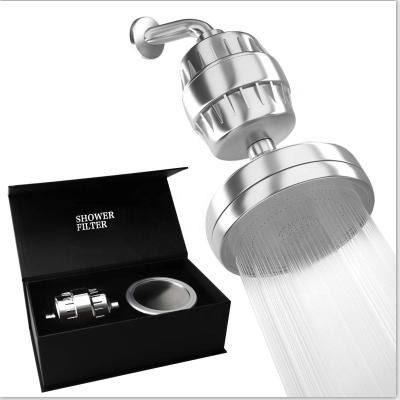 China Healthy Diverter Professional 5-20 Stages Lifestyle Bathroom Shower Filter Headless All In One Shower Filter Set for sale