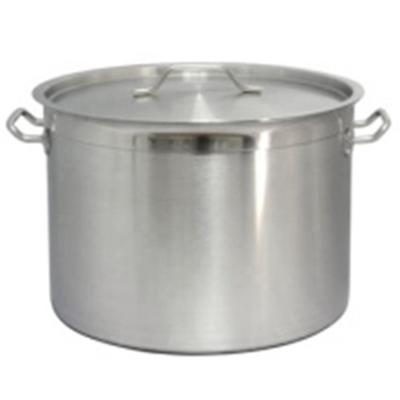 China 05 Styles Short Body Stainless Steel Sustainable Stock Pot With Compound Bottom Induction Cooking Pot Available For Home/Hotel/Restaurant for sale