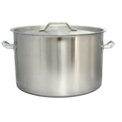 China 03 Styles Short Body Stainless Steel Sustainable Stock Pot With Compound Bottom Induction Cooking Pot Available For In Home/Hotel/Restaurant for sale