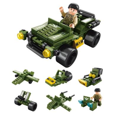 China Ntelligence Development Toy Military Mini Tank Legoing Promotion Building Block Children Building Diy Bricks Set for sale