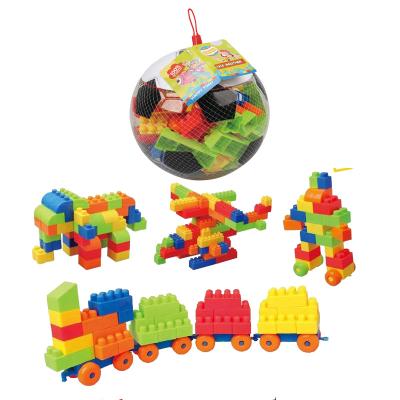 China Toy Large Interlocking Building Blocks Football Boxed Kids Mega Building Bricks Toys for sale