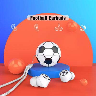 China Funny Low Latency IPX6 Low Latency T12 Earphones Cartoon Sport Earbuds Wireless Game TWS Football Basketball Tennis Earbuds for sale