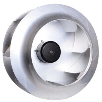 China Hotels 280mm DC310V BLDC Backward Curved 0~10V PWM Variable Speed ​​Plastic Exhaust Centrifugal Fan for sale